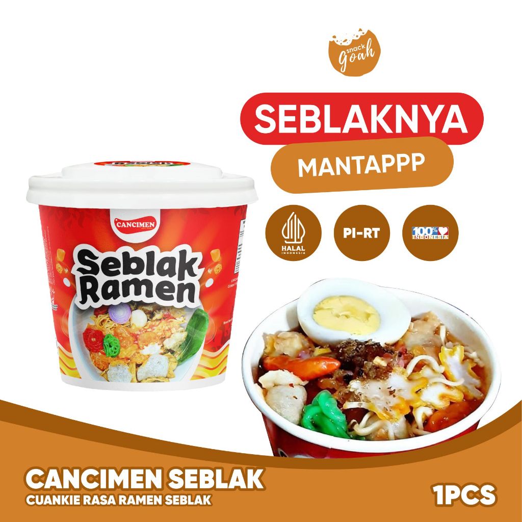 

CANCIMEN (CUANKI RAMEN) CUP SEBLAK