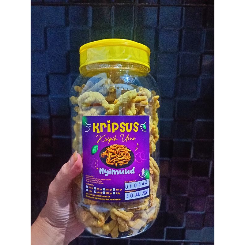 

kripik usus gurih renyah 400gr