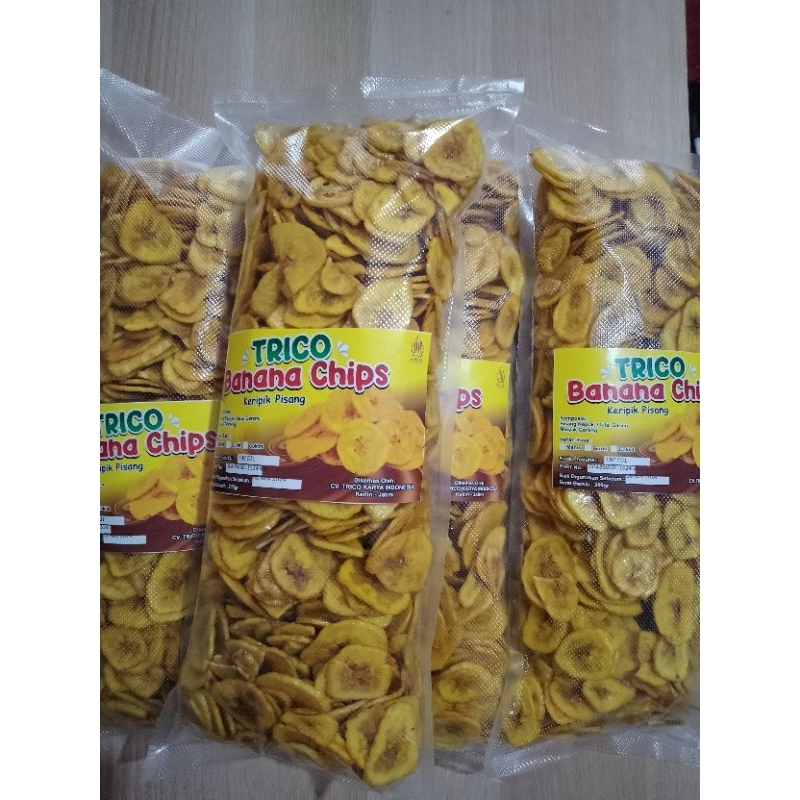 

keripik pisang bulat original Trico Banana Chips 3 kg