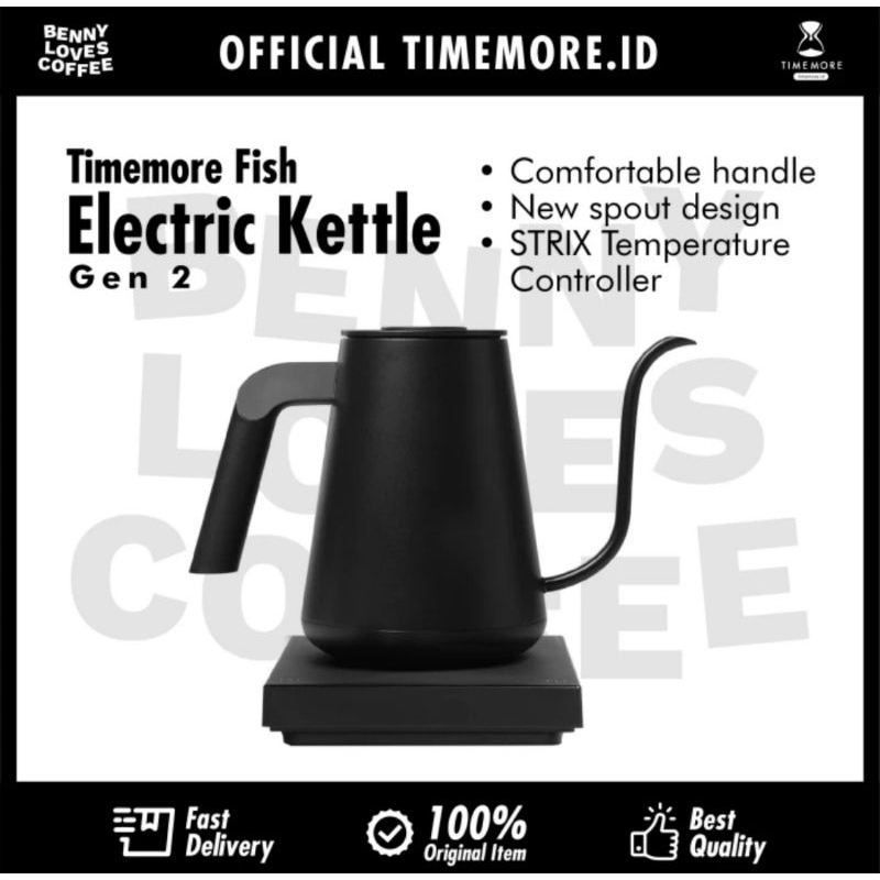 Timemore Teko 900ml Fish Pro Timemore Thin Spout Coffee Kettle Teko Kopi