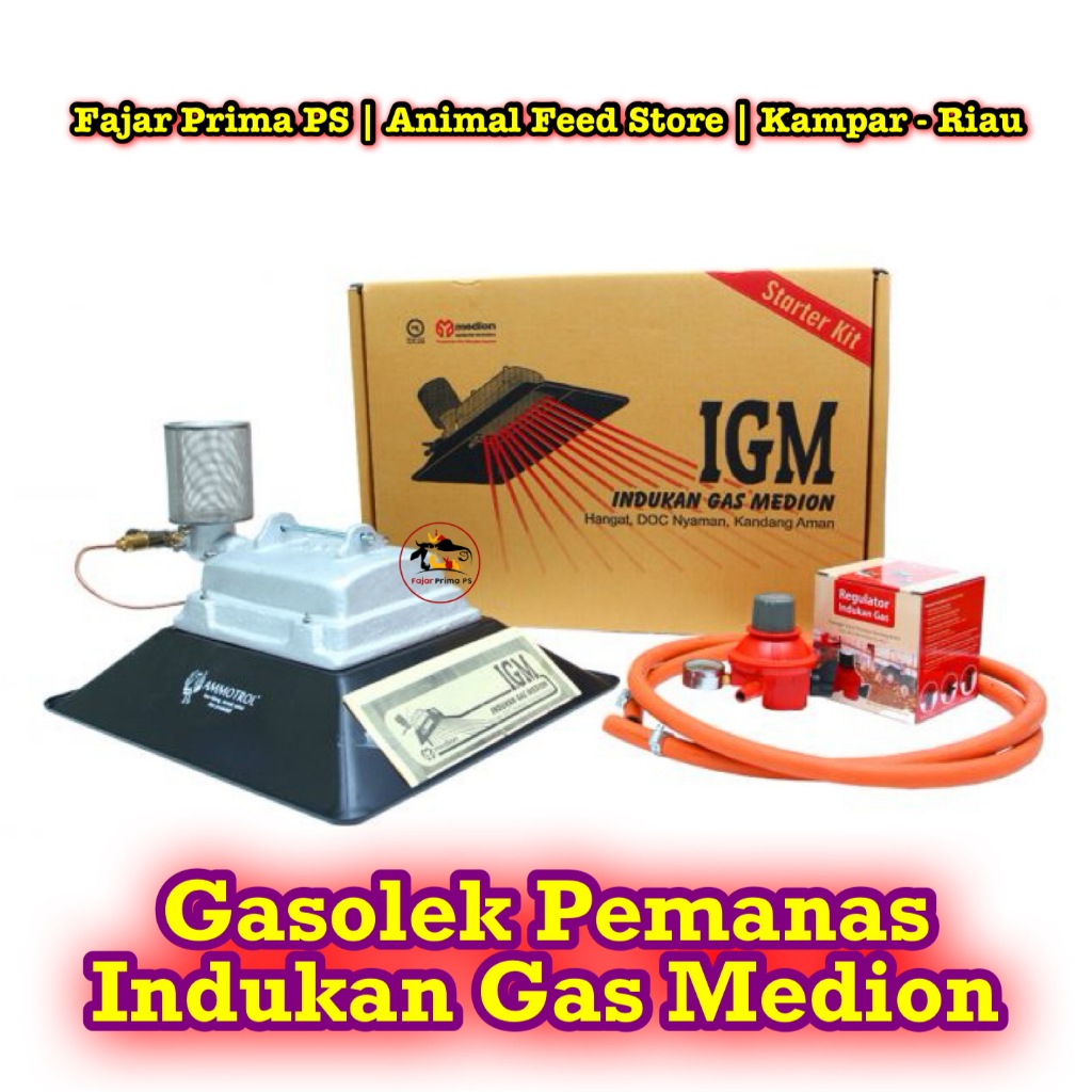 Indukan Gas Medion Starter Kit Gasolek Pemanas Anak Ayam - Heater