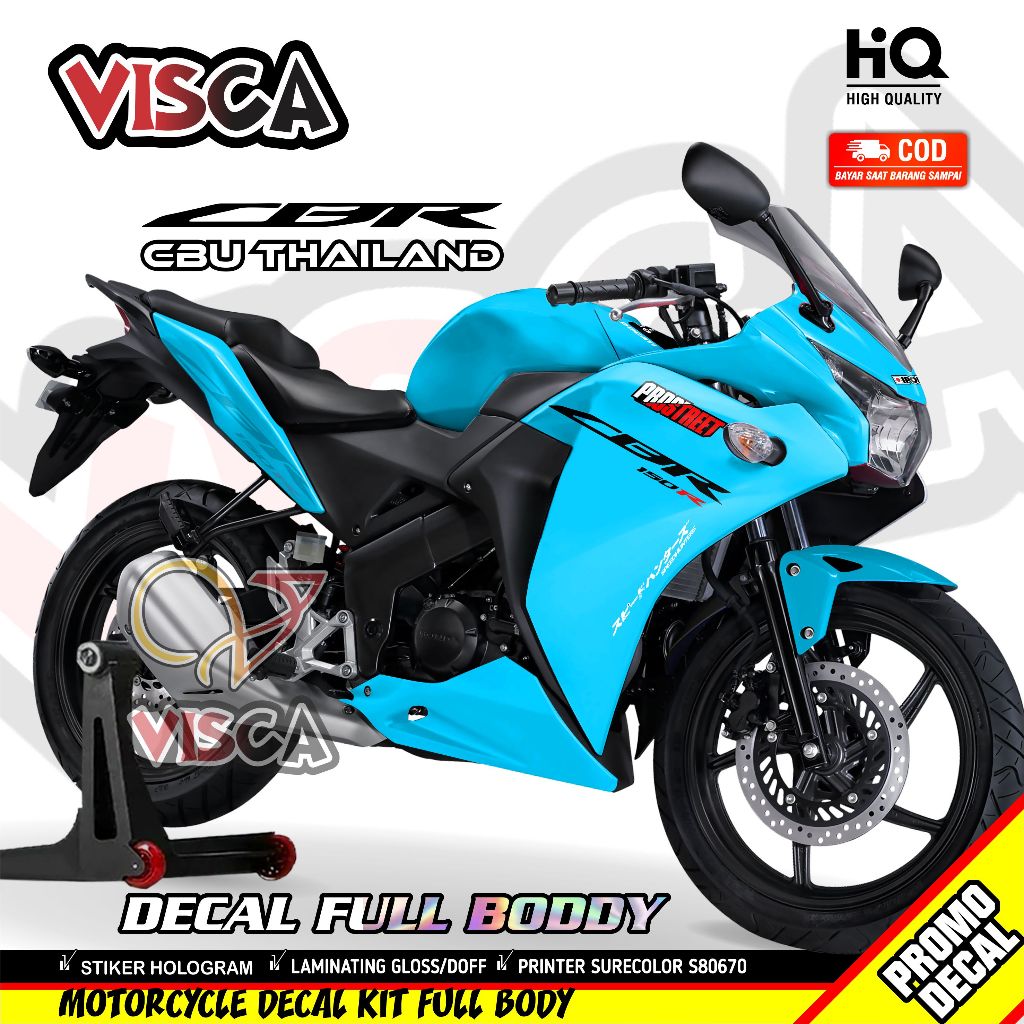 Decal Cbr 150R Cbu Thailand Full Body Striping Cbr 150r Cbu Thailand Stiker Cbr 150r Cbu Thailand Po