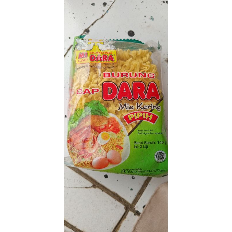 

Mie Burung Dara Pipih 140 Gram