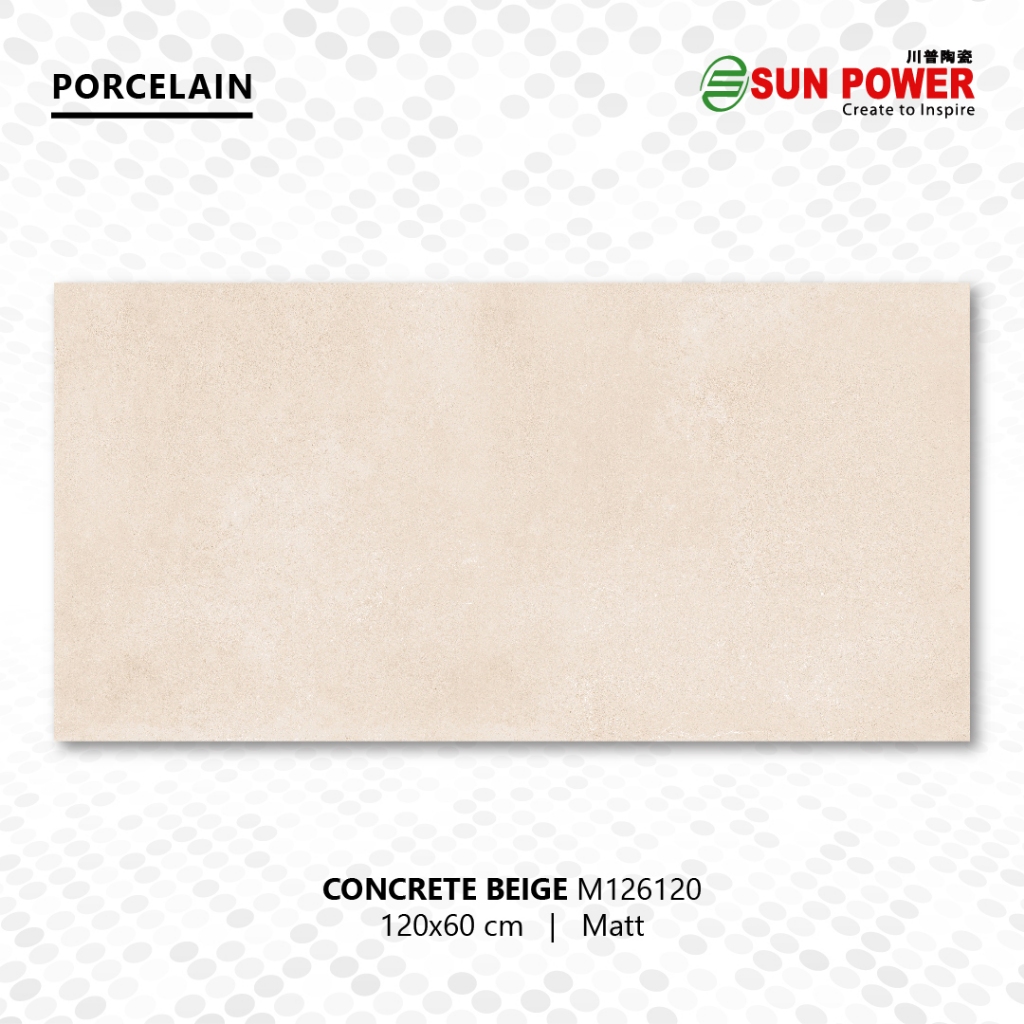 Granit Lantai Matt - Concrete Series 120x60 | Sun Power