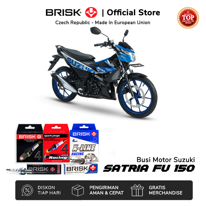 Busi Motor Suzuki Satria FU 150 BRISK