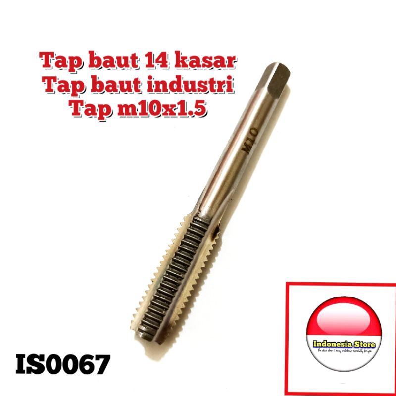 1pcs hand tap baut 14 kasar tap m10x1.5 industri bukan tap recoil