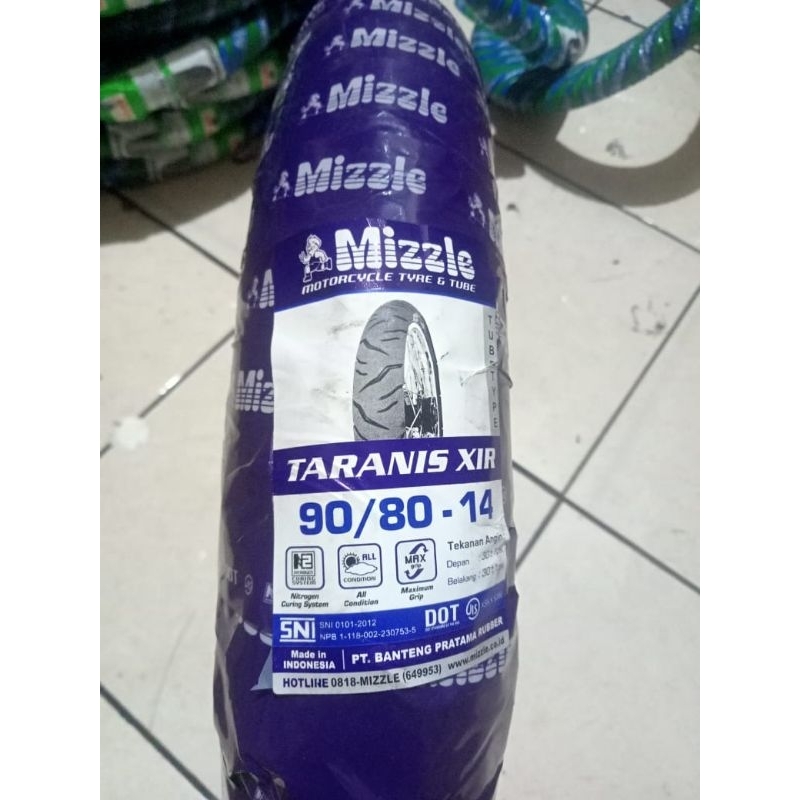 BAN LUAR MIZZLE TARANIS 90/80-14 TUBETYPE