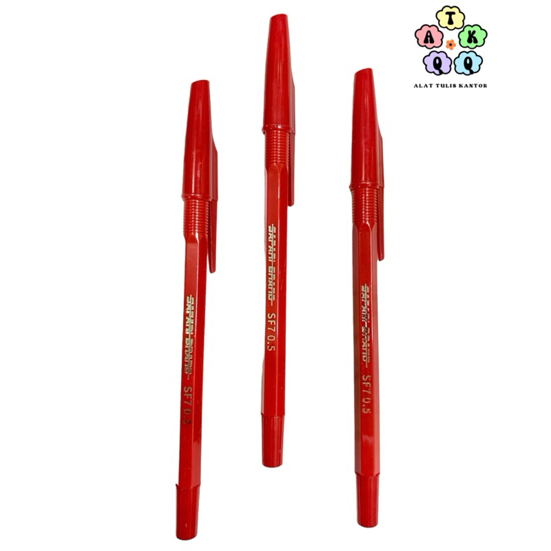 

PULPEN MERAH MURAH / GROSIR PULPEN MERAH /PULPEN MERAH SF7/BALLPOINT