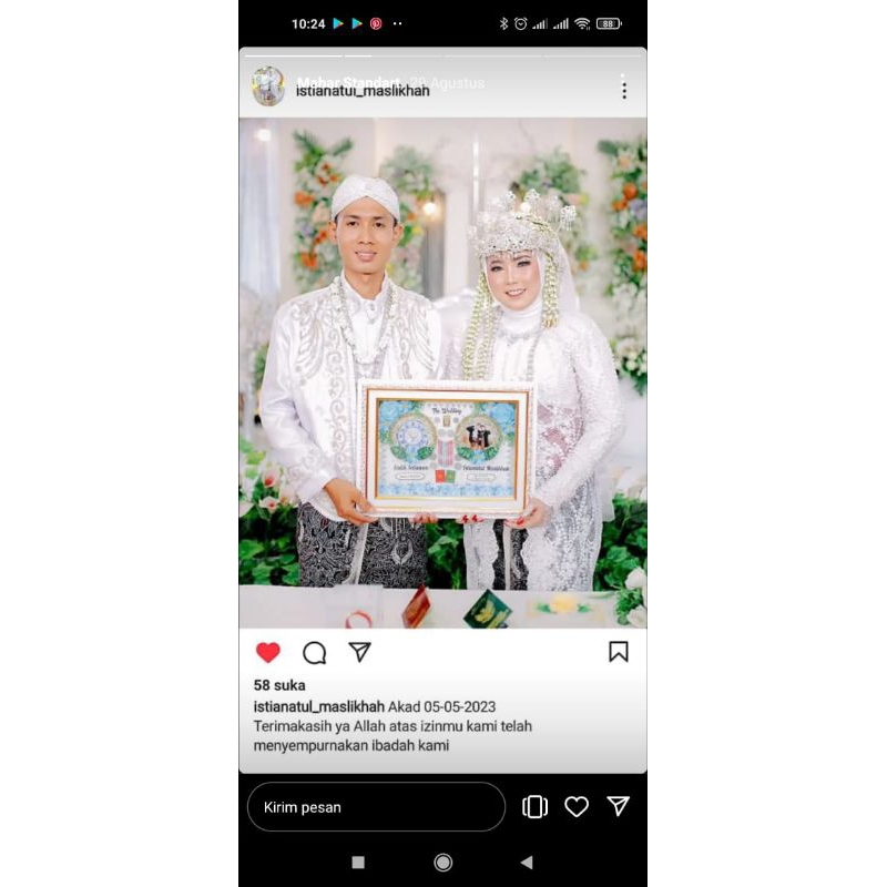 Mahar Pernikahan / Mahar Bulat / Mahar Jam / Mahar Foto / Mahar Cantik