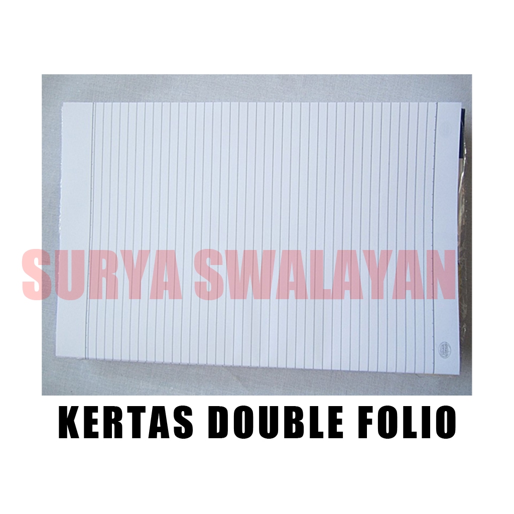 

Sidu Kertas Double Folio - Per 10 Lembar