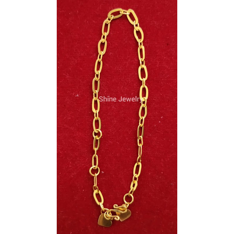 gelang clip 1 gram emas muda