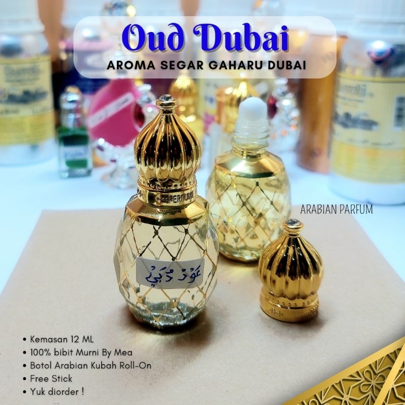 Parfum Oud Dubai Aroma Gaharu Dubai | Full Bibit 12 ML