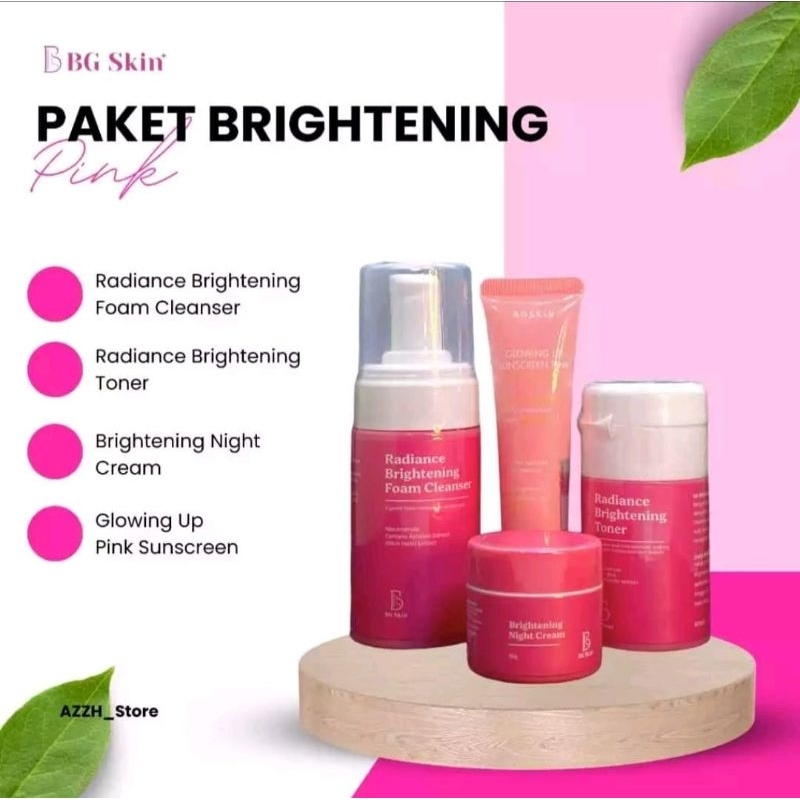 BG SKIN Paket Brightening Glow Pink (Daily)