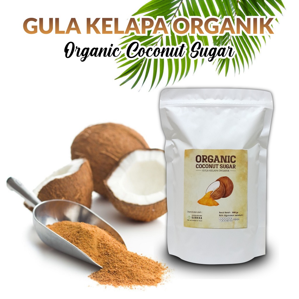 

Gula Kelapa Organik Coconut Sugar Gula Semut Kelapa 500 gr