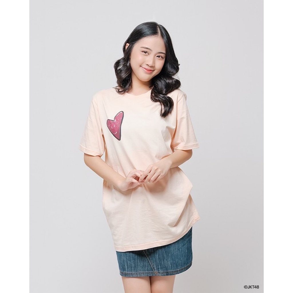 Kaos Oversize JKT48 Birtday T-Shirt Gabriela Abigail (Ella) | Unisex - Ivory