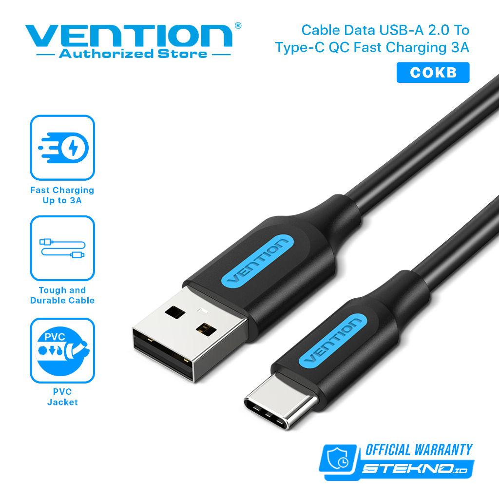 Vention Kabel Data Type C Quick Charge Fast Charging Android