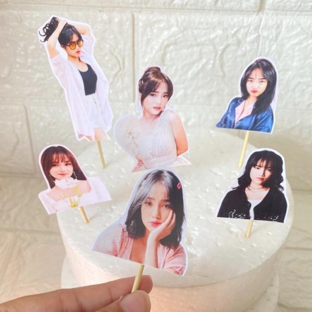 Topper Kue Custom Foto / Topper Kue Gambar Muka