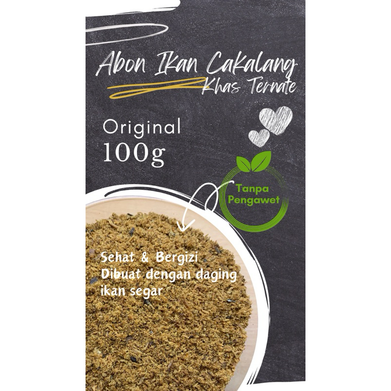Abon Ikan Cakalang 100gr Enak & Gurih Khas Ternate