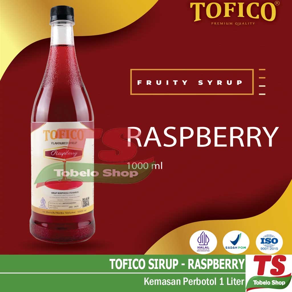 

TOFICO RASPBERRY SYRUP 1LITER / TOFICO RASPBERRY SIRUP