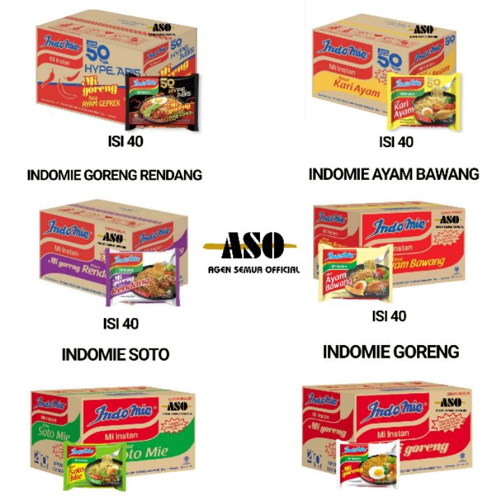 

Dijamin Ori INDOMIE rasa sotomie ayam bawang kari goreng goreng rendang ayam gepreK ayam special 1 DUS