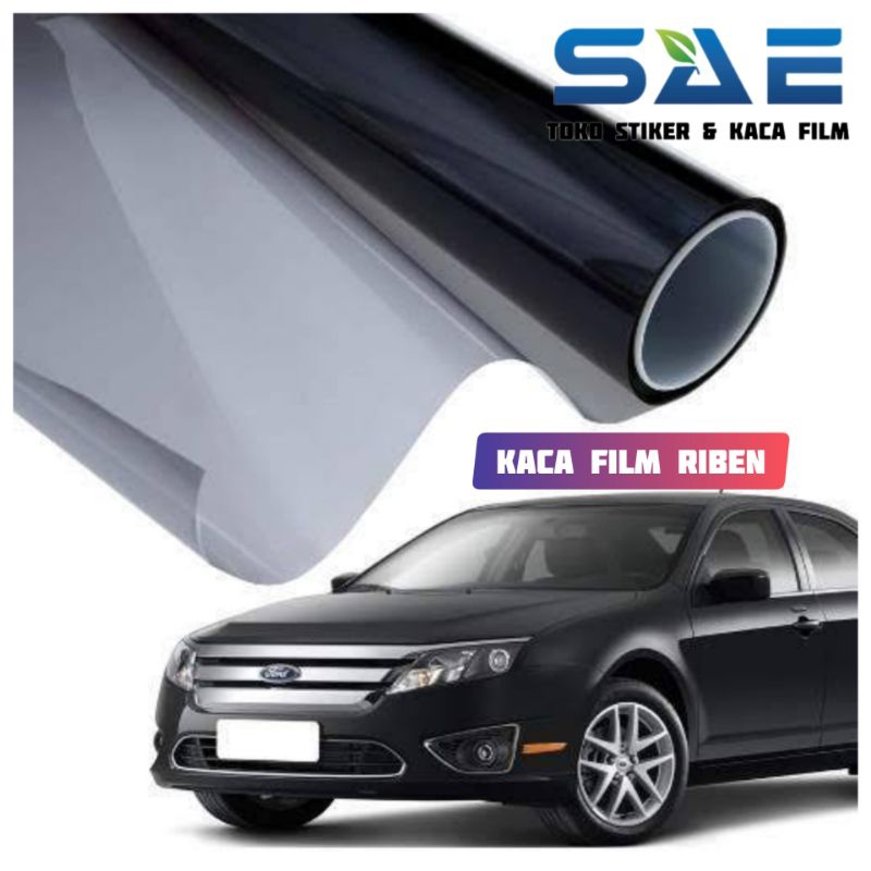 Kaca Film Mobil Riben Hitam Silver Hijau Biru Gold Coklat Penolak Panas Murah Peredam Panas