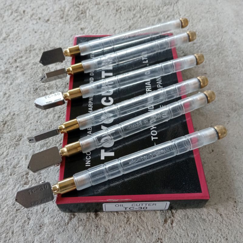 Toyo tc 30 original Made in Japan pisau potong kaca tebal 12 mm pisau pemotong kaca akuarium tebal k
