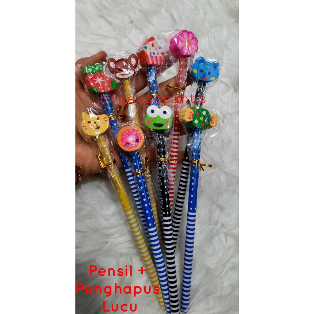 

PENSIL KARAKTER BONEKA DAN PENGHAPUS KARAKTER BONEKA LUCU