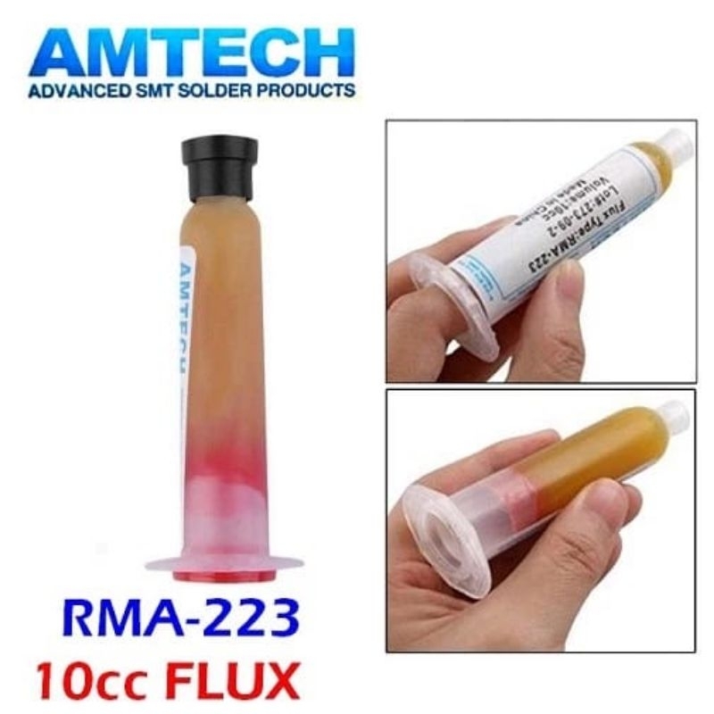 Flux Timah Solder AMTECH Cairan Pembersih Timah Solder 10cc