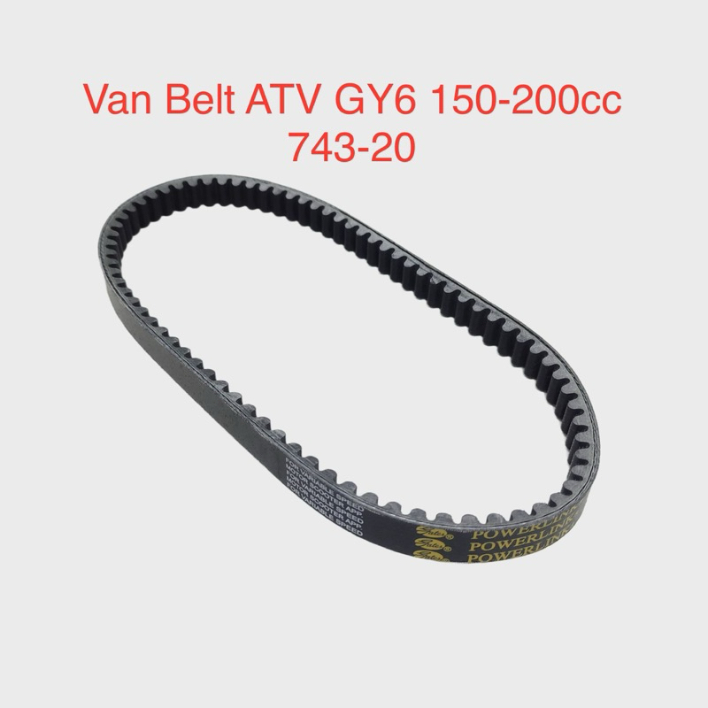 Van belt Powerlink USA 743 - 20 ATV - Mini Jeep Matic GY6 150cc - 200cc