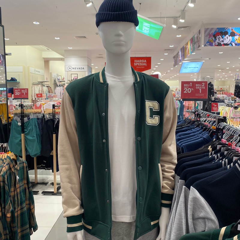 NEVADA JACKET VARSITY PRIA MATAHARI PROMO TAHUN BARU