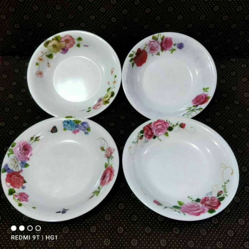 PIRING MELAMIN BULAT 1 lusin