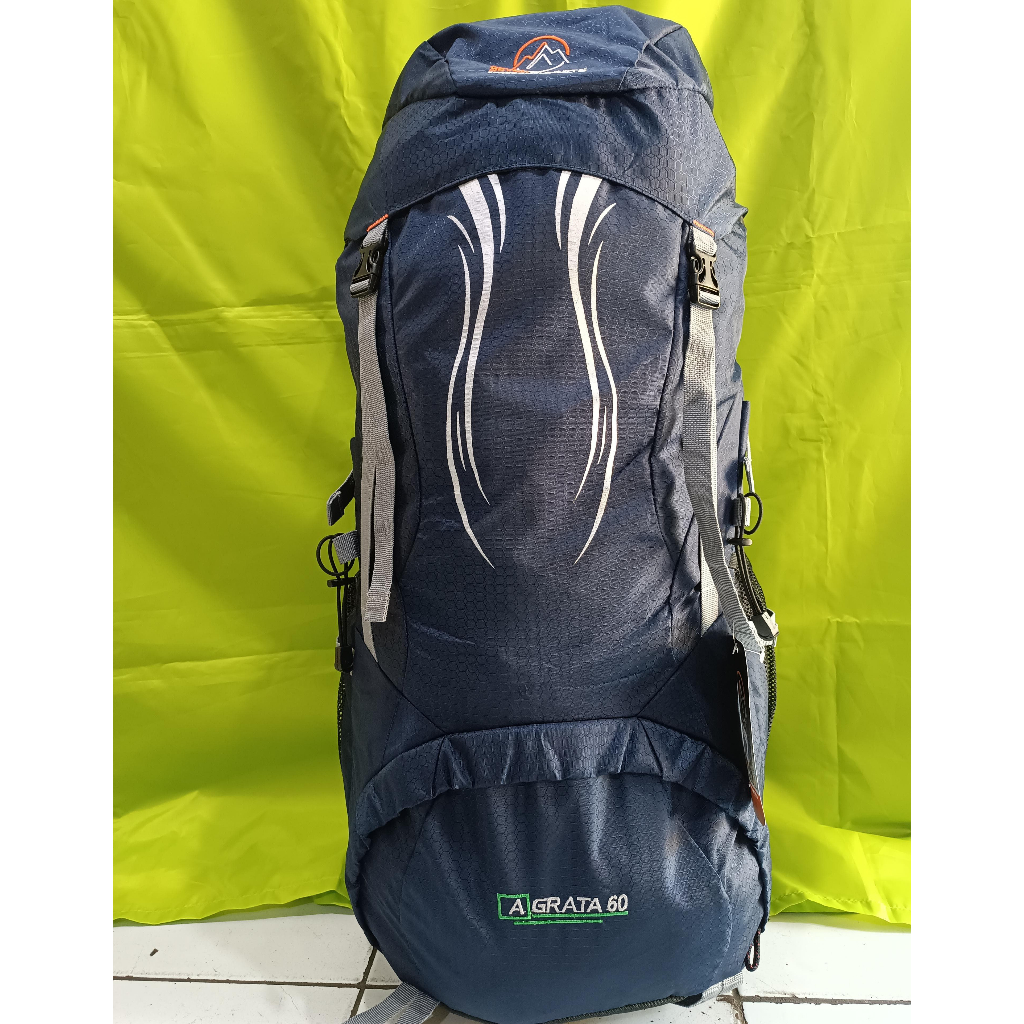 Tas Gunung Seven Summit Agrata + CB 60L Keril Hiking Carrier Camping Daily Outdoor