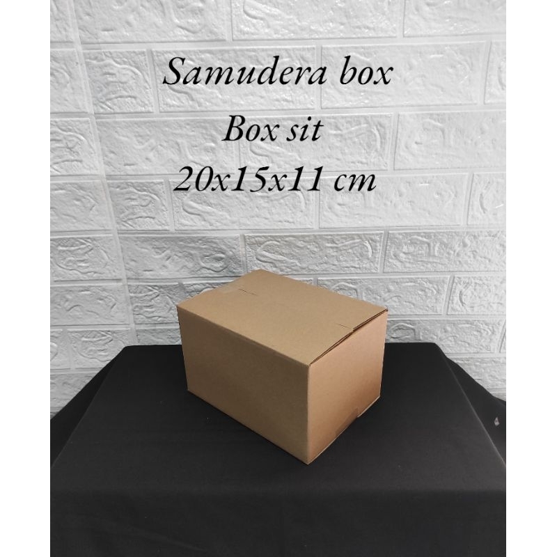 

kardus karton box uk. 20x15x11 cm...ST singgle wall polos