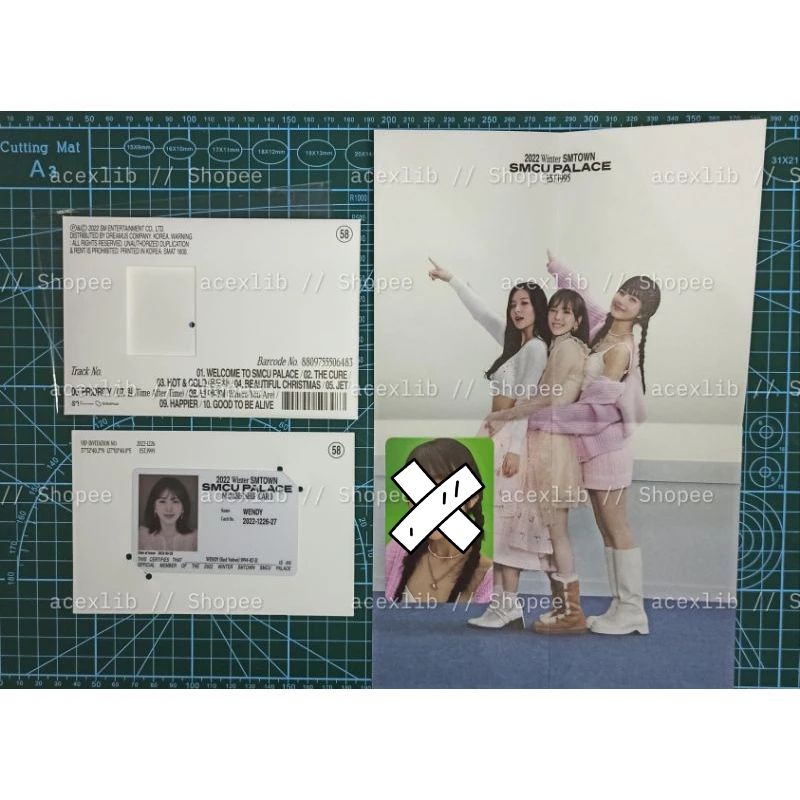 Album Only Red Velvet 2022 Winter SMTOWN : SMCU PALACE - Membership (Wendy ver.) Unsealed PC SM Live