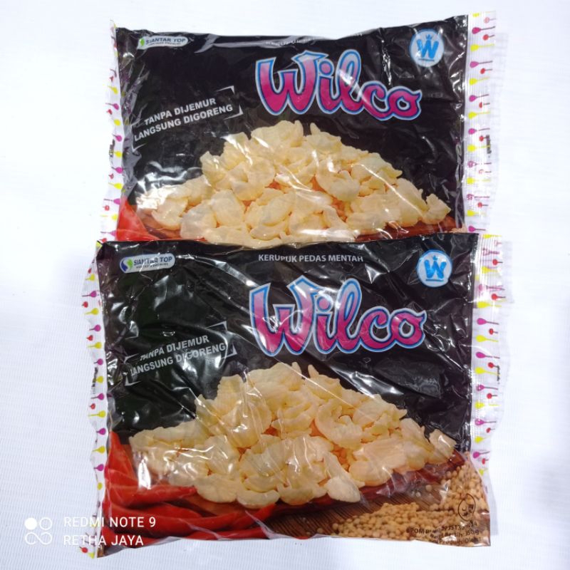 

Kerupuk Wilco 350g Mentah/Kerupuk Wilco Pedas Mentah 350g