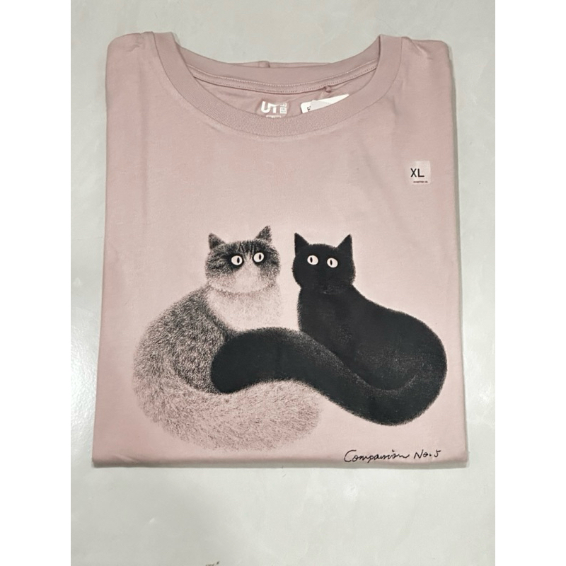 Kaos Uniqlo UT x My Life With Animals Size XL (BNWT) Tag Lengkap Original 100%