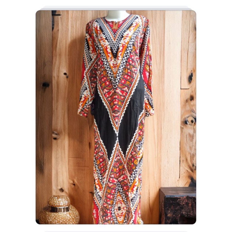 Daster Jumbo Lengan Panjang Busui LD 130 cm