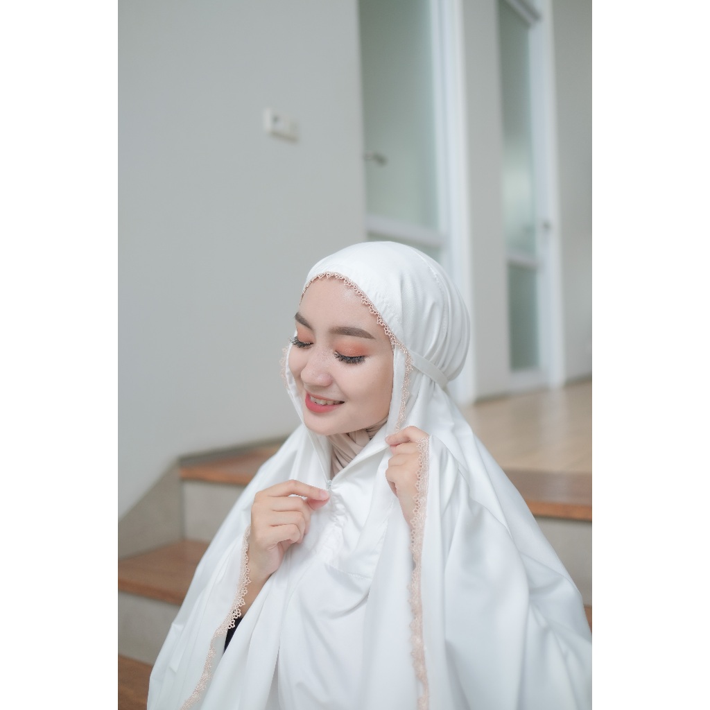 Mukena Dewasa 2 in 1 Katun Premium Traveling Ori Ermina