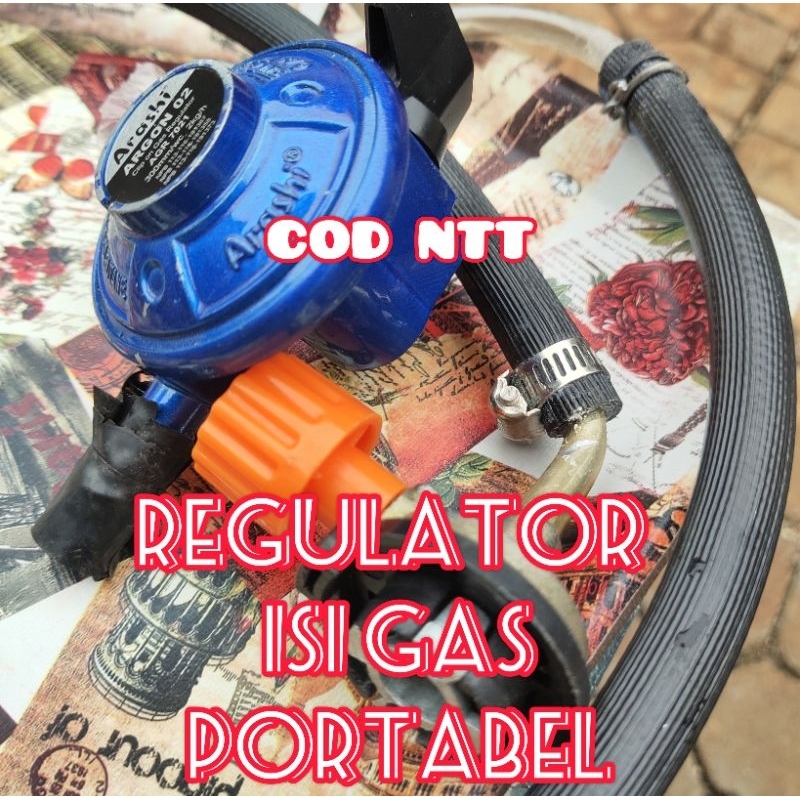 REGULATOR ISI GAS PORTABLE SINGLE/DOUBLE
