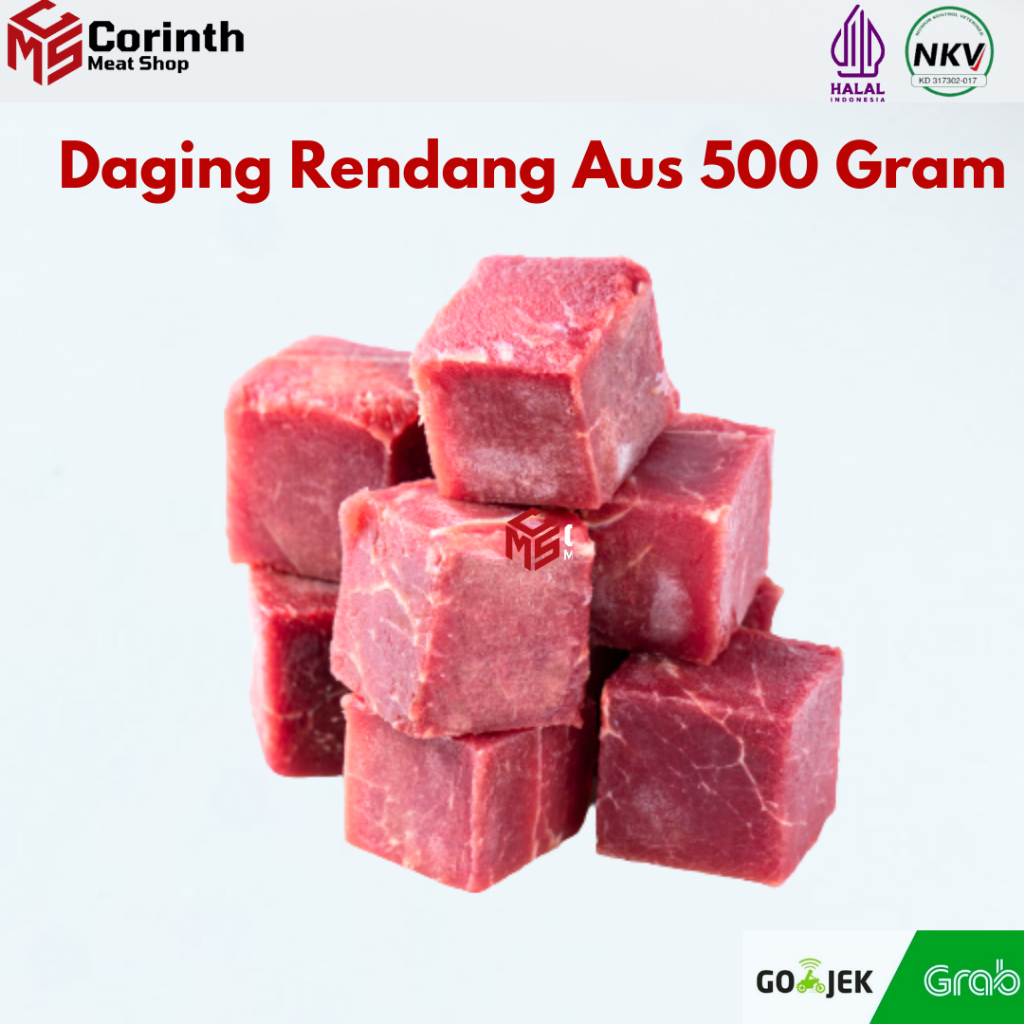 

DAGING RENDANG 100 % HALAL MURAH BERKUALITAS IMPOR AUSTRALIA 500GRAM - DAGING SAPI TOPSIDE IMPORT CUTTING RENDANG AUS - FROZEN - HALAL - PREMIUM