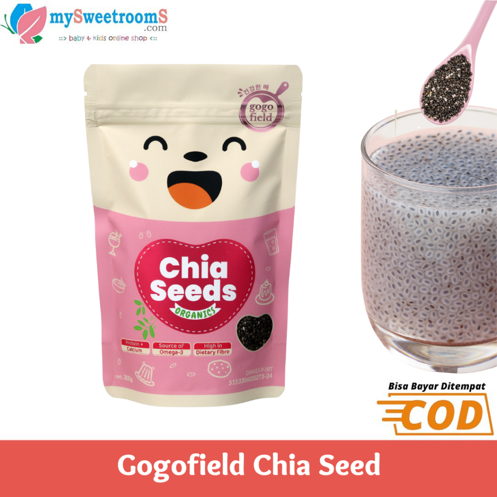 

Gogofield Organic Chia Seed 80gr / Biji Chia Seeds Bukan Selasih