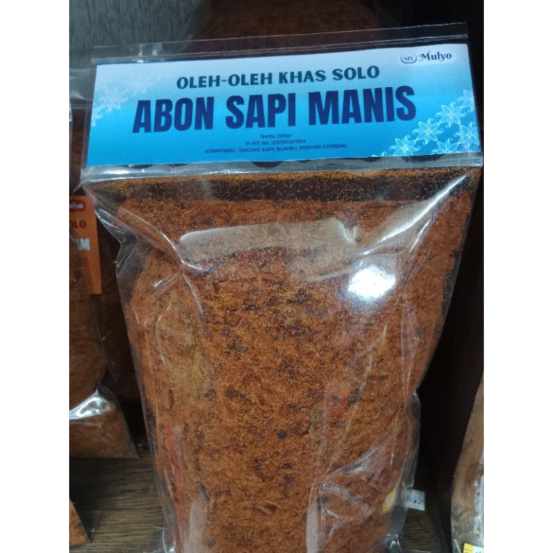 

Abon Sapi Asli rasa Manis