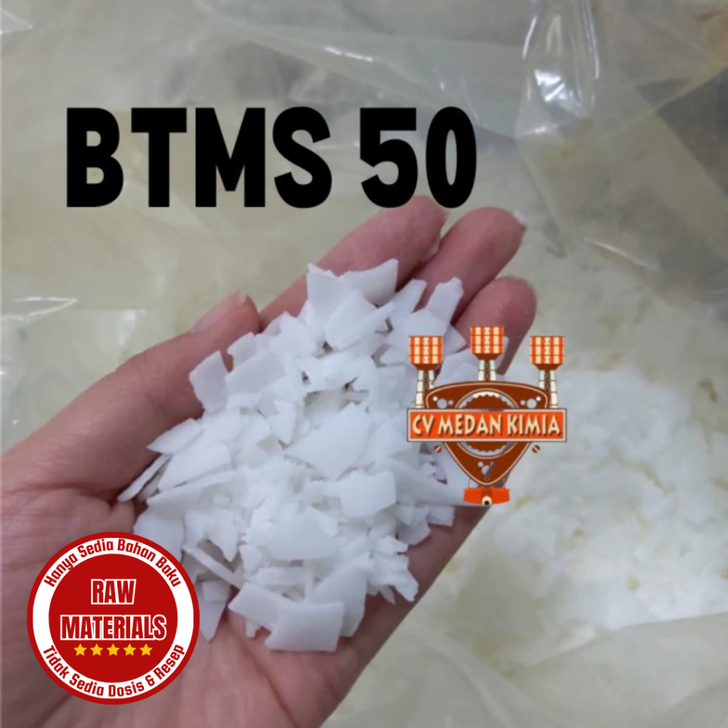 BTMS 50 100gram BTMS - 50 100 gram Emulsifying Wax BTMS 50 Emulsifier Behentrimonium Methosulfate
