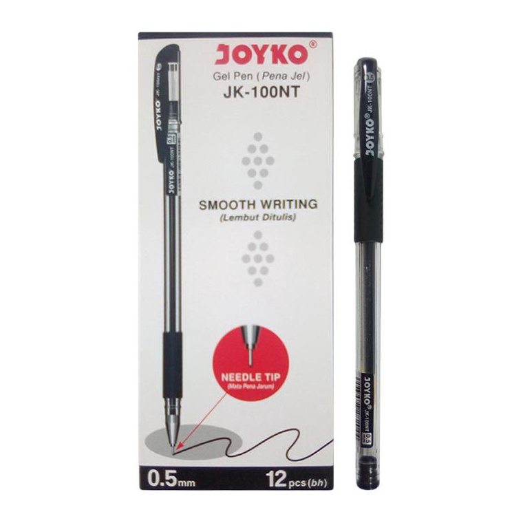 

ART K42Q Pulpen Gel Pen Joyko JK1NT Track Gel 5 mm Lusinan 12 pcs