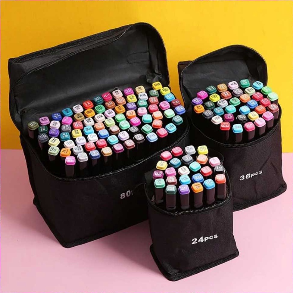 

ART R1Z Stabilo Spidol Warna Sketsa Umum Dua Sisi Kepala Tulis Luas dan Halus Pena Pensil Double Headed General Touch Marker Pen Animation Set Markers Dual Side Fine Art Brush Twin Market Set 24pcs 48pcs 8pcs All In One Multi Color