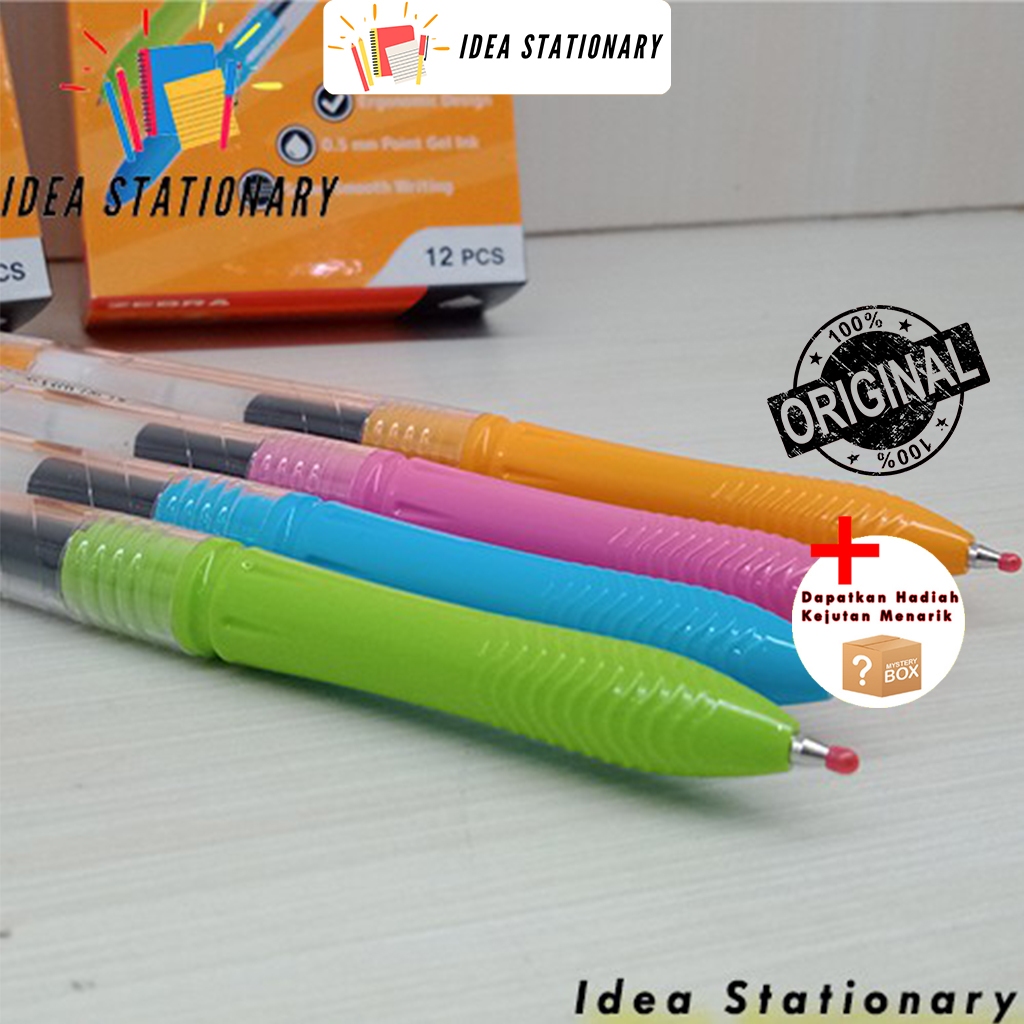 

Ballpen Bolpoint Pulpen Pen Kokoro Sweet 0.5 mm Tinta Hitam Zebra Isi 12 pcs / Pack / Box