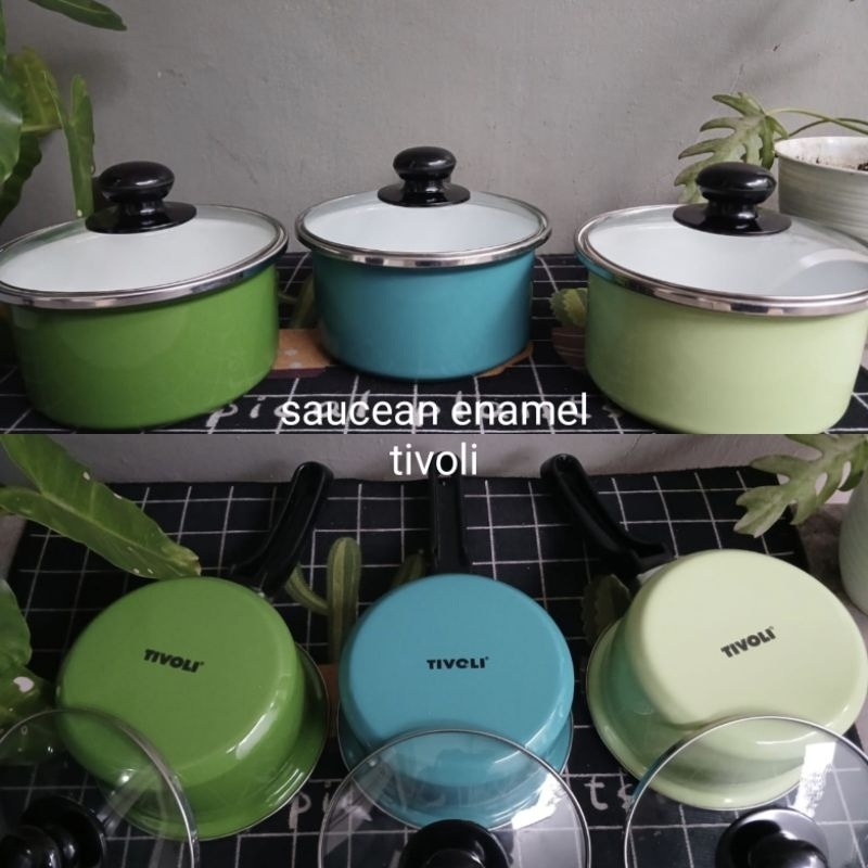 Sauce Pan Enamel Tivoli 14cm