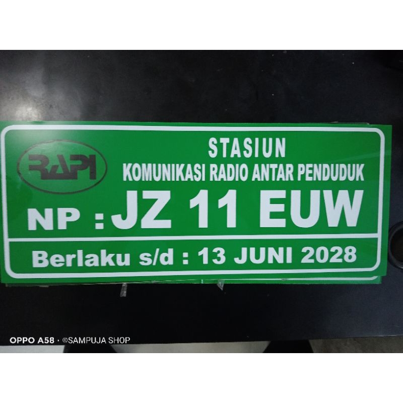 

Papan Callsign 10-28 RAPI