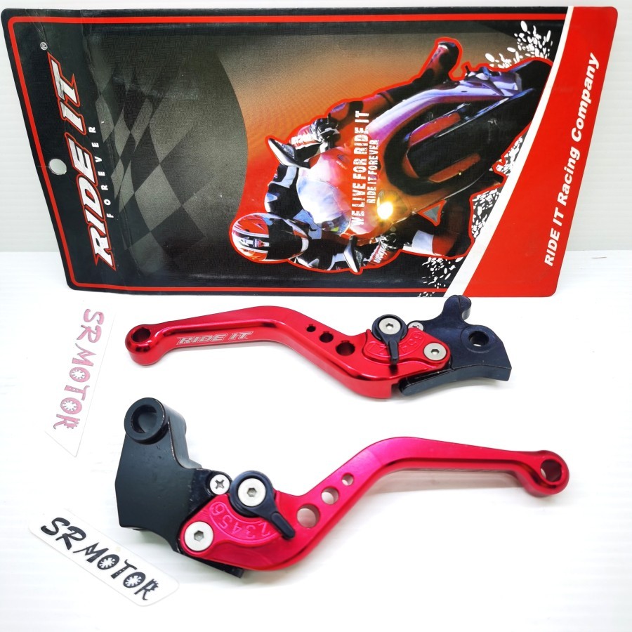 handel hendle variasi rem kopling kiri kanan vixion lama new merah