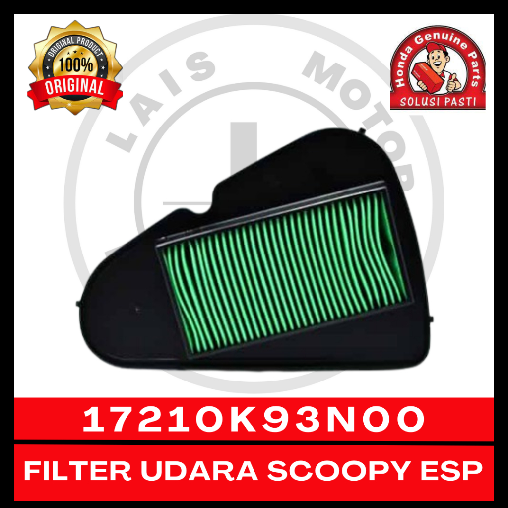 Filter Udara K93 Scoopy ESP 17210K93N00 Original AHM